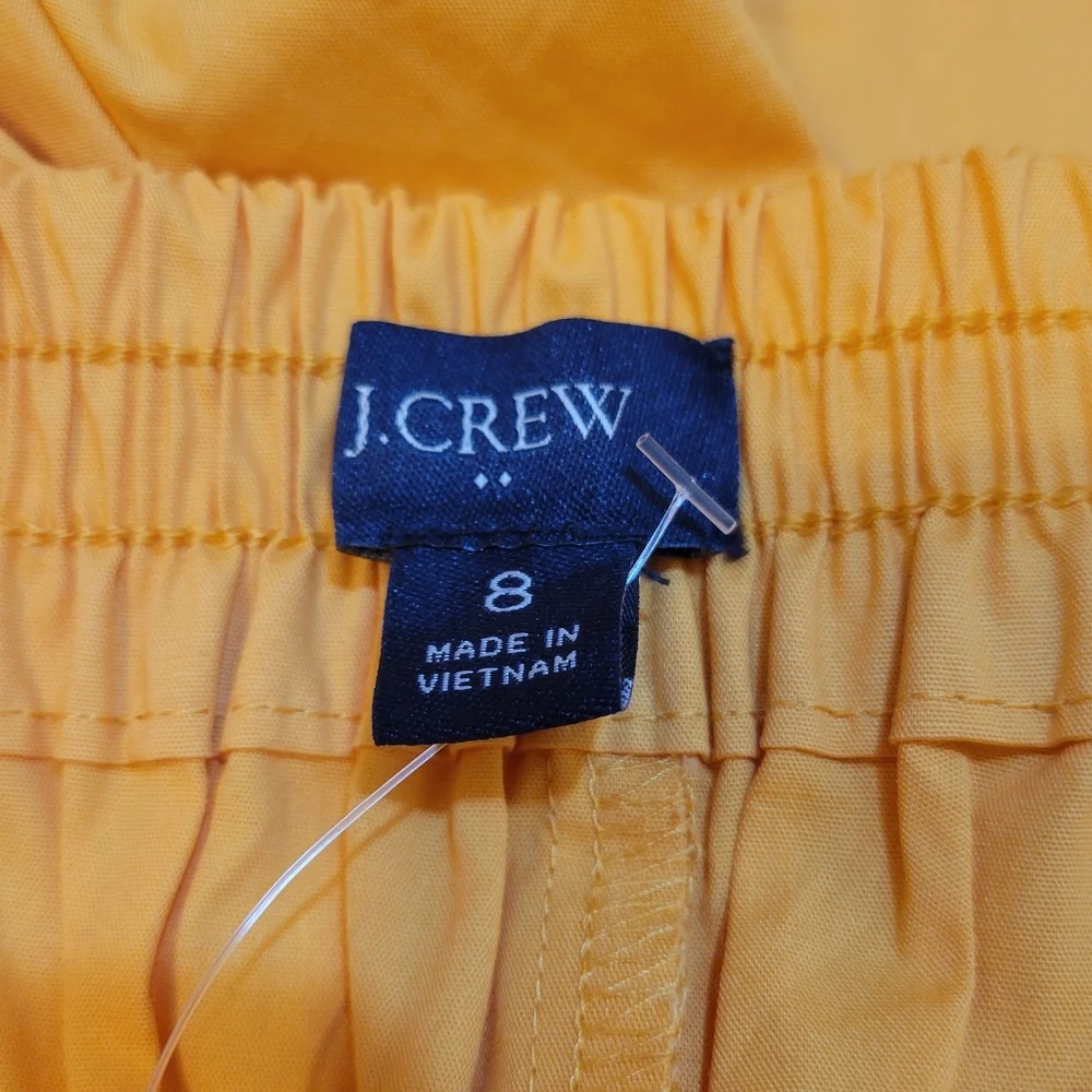 High-Waist Tie-Belt Women’s Shorts in Mustard Yellow - Picture 5 of 8